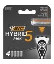 4 RECH.RASOIR HYBRID FLEX5 BIC