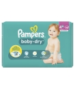 Couches Bébé Baby-Dry Taille 4+ 10Kg-15Kg PAMPERS