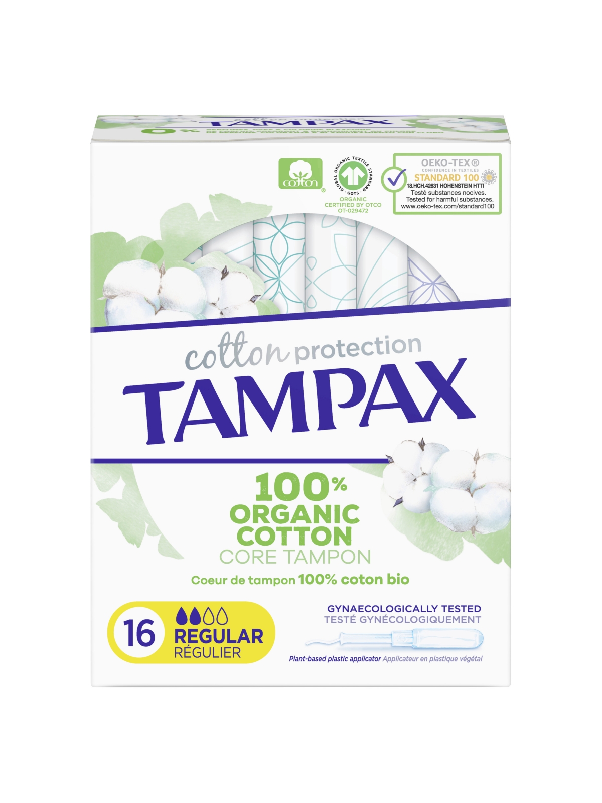 Tampon cotton regulier Bio TAMPAX