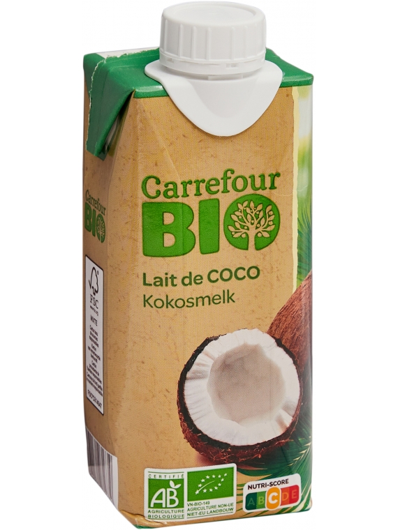 Lait de coco CARREFOUR BIO