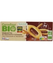 Biscuits barquettes chocolat noisette CARREFOUR BIO