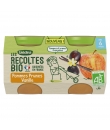 Compote bébé dès 6 mois pommes prunes vanille Les Récoltes Bio BLEDINA