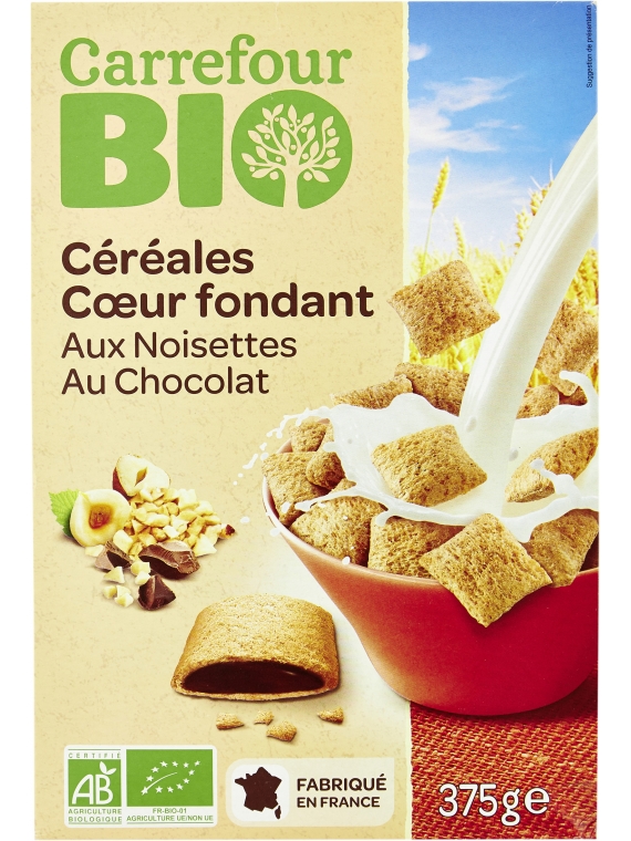 Céréales bio noisettes chocolat CARREFOUR BIO