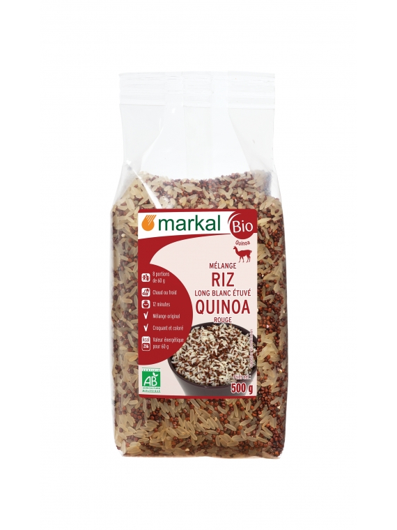 M Lange Riz Long Blanc Tuv Quinoa Rouge Bio Markal