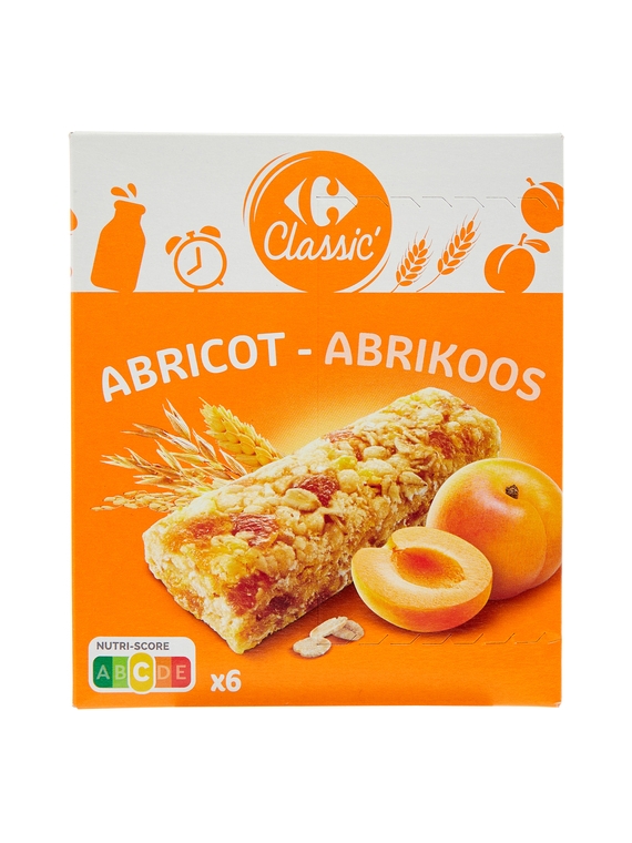 Barres de Céréales Abricot CARREFOUR CLASSIC'