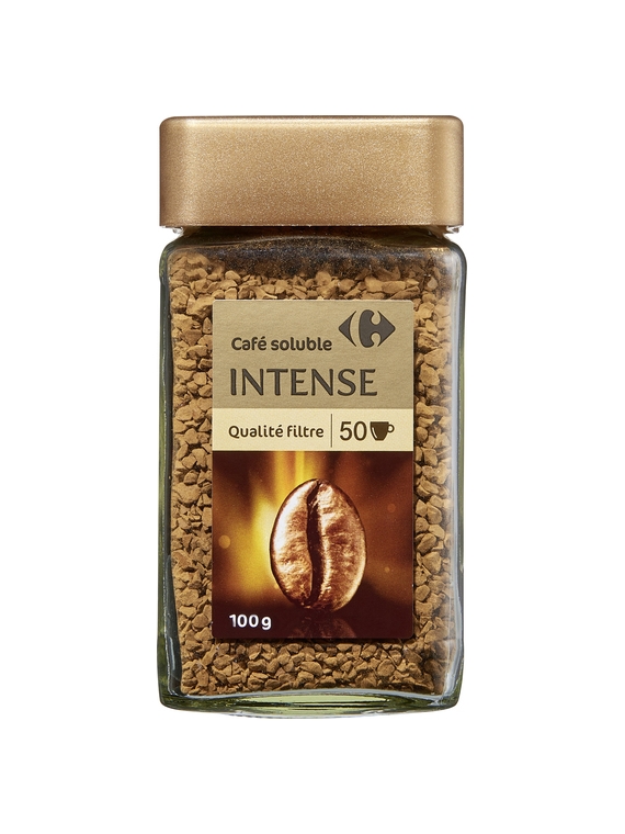 Café Soluble Intense Gold Qualité Filtre Carrefour