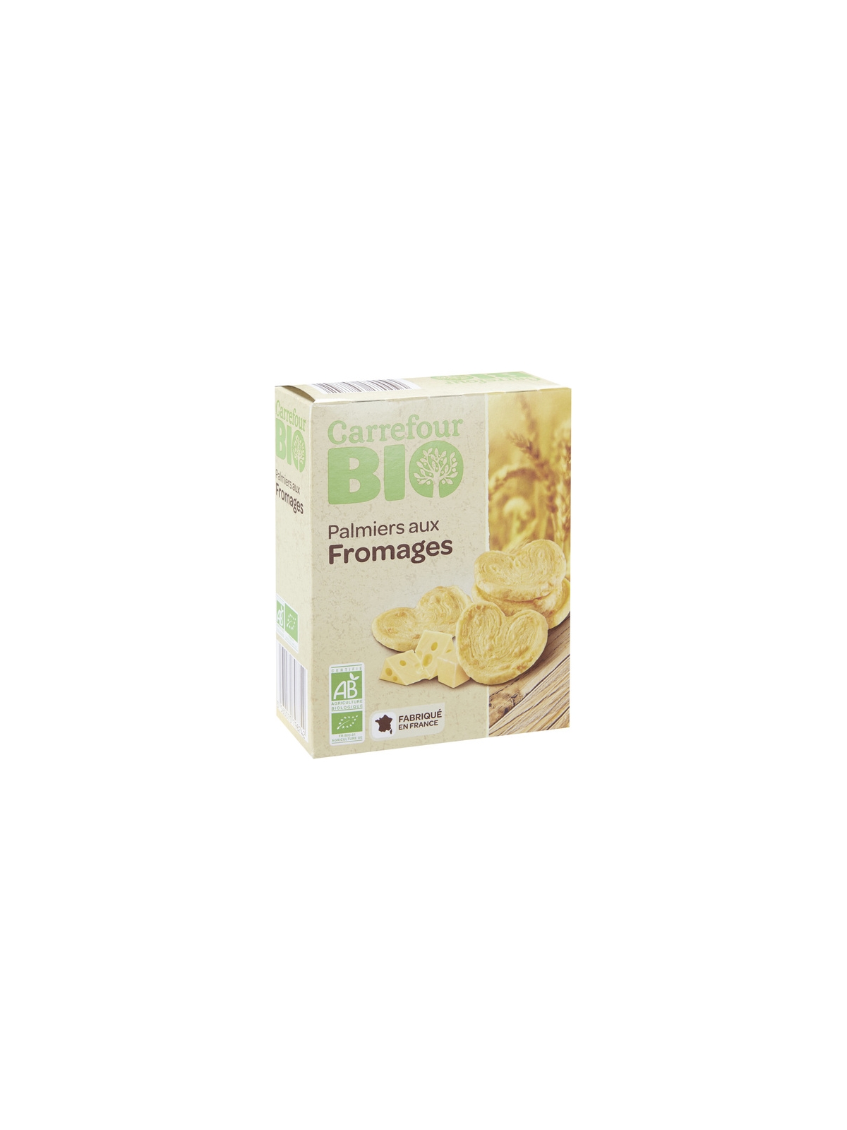 Biscuits Palmiers aux Fromages CARREFOUR BIO