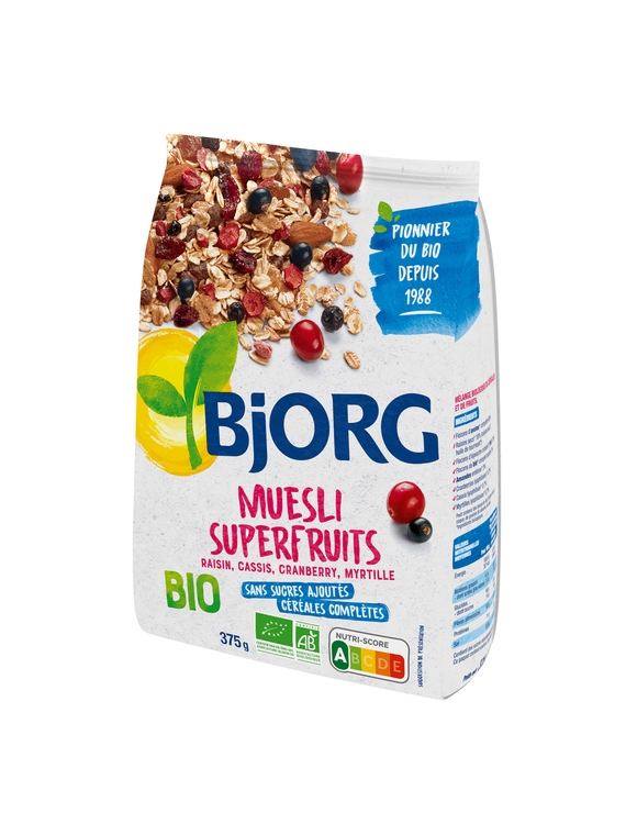 Céréales Muesli Superfruits Bio BJORG