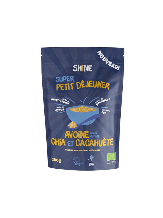 Avoine Chia & Cacahuète Bio SHINE