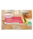 Compotes Bébé dès 4 mois, Mirabelle Pomme BABYBIO