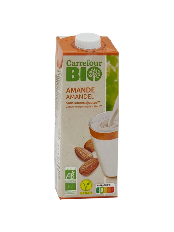 Boisson Végétale Amande sans Sucres Ajoutés CARREFOUR BIO