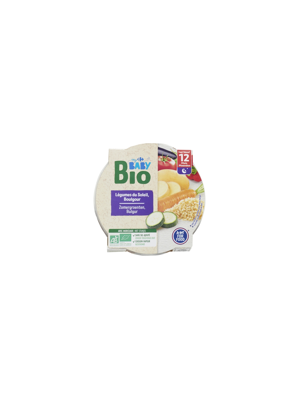 Plat Légumes Boulgour CARREFOUR BABY BIO