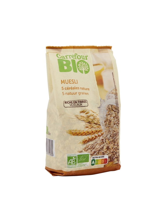 Céréales Muesli 5 Céréales Nature CARREFOUR BIO