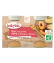 Compotes Bébé Pêche Pomme - 4mois BABYBIO