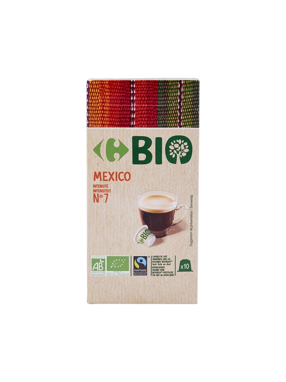 Café Capsules Mexico N°7 CARREFOUR BIO