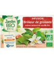 Infusion Brûleur de Graisses Arôme Vanille JARDIN BIO ÉTIC