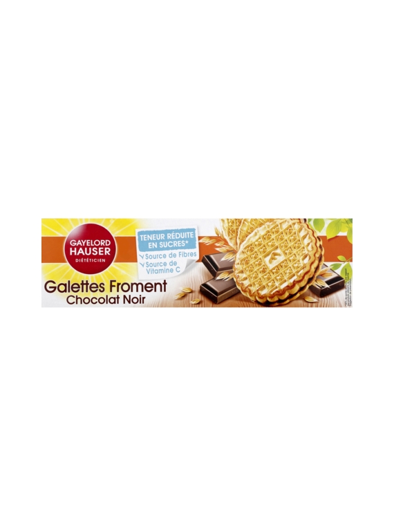 Biscuits Galettes Froment Chocolat Noir GAYELORD HAUSER