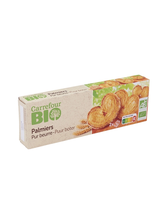 Biscuits Palmiers Pur Beurre CARREFOUR BIO