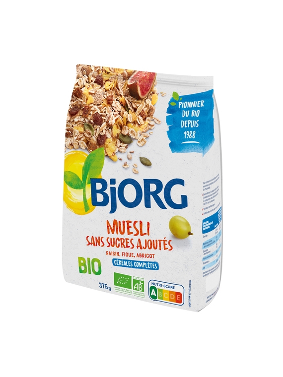 Céréales Muesli Raisin Figue & Abricot Bio BJORG