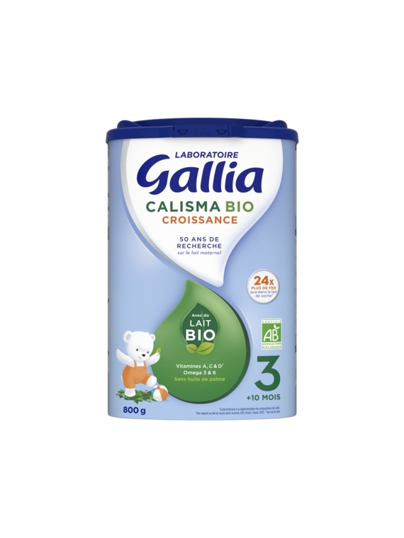 Lait en poudre 3ème âge Calisma Bio Croissance GALLIA