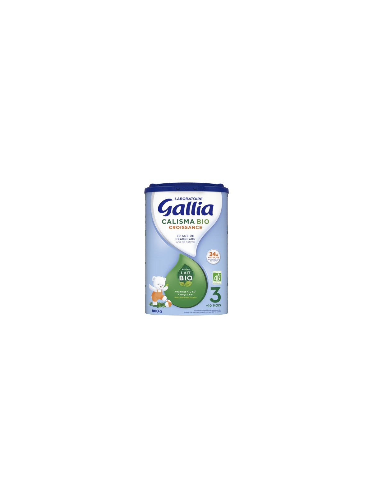 Lait en poudre 3ème âge Calisma Bio Croissance GALLIA