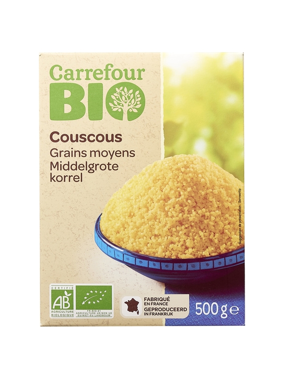 Couscous Grains Moyens CARREFOUR BIO