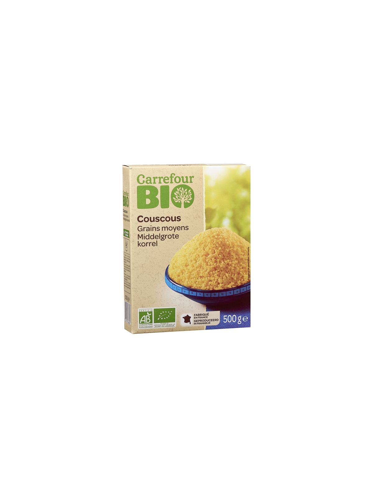 Couscous Grains Moyens CARREFOUR BIO