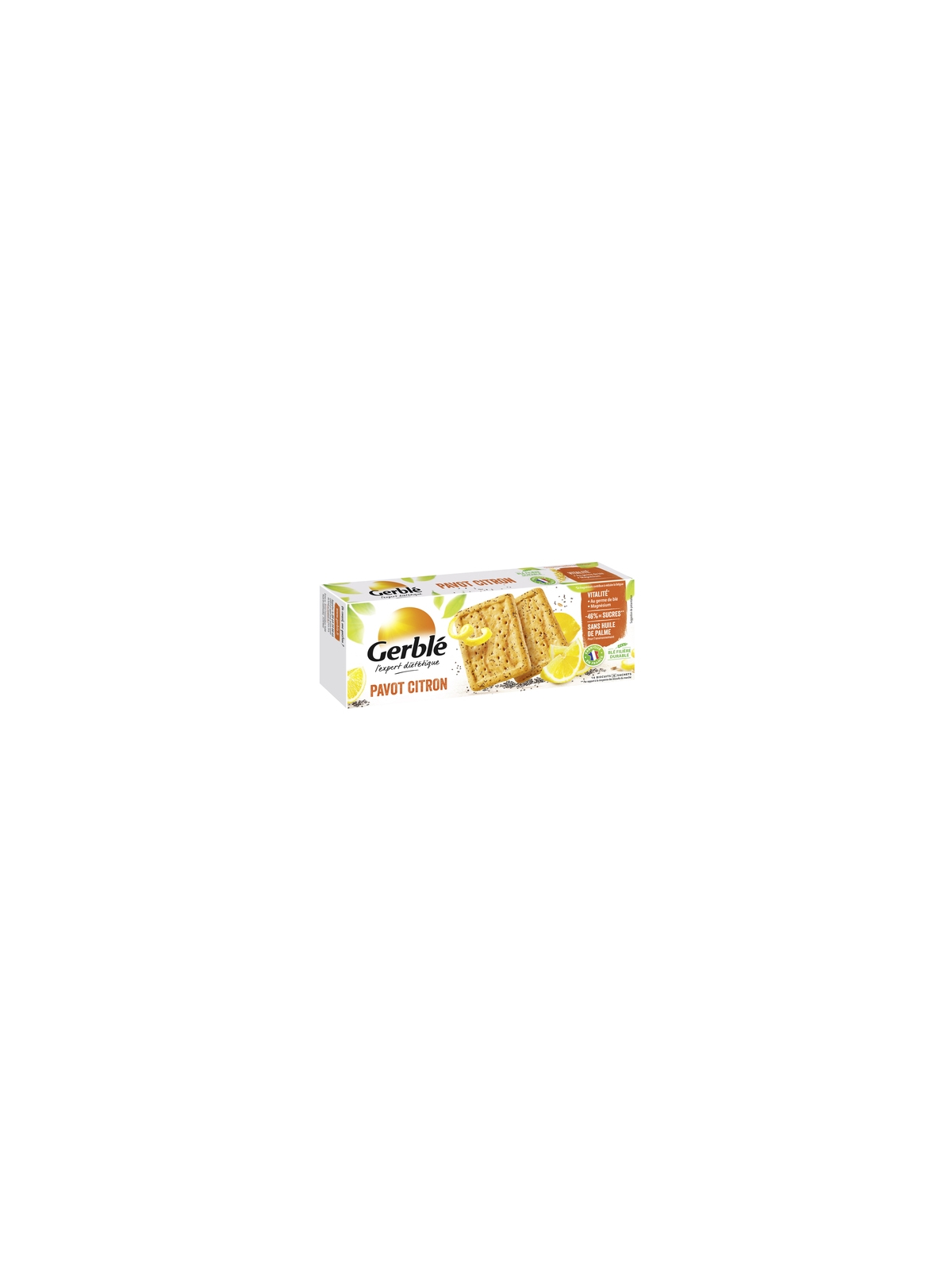 Biscuits Pavot Citron GERBLÉ