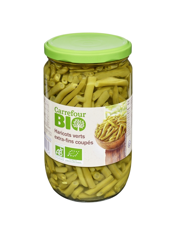 Haricots Verts Extra-Fins Coupés CARREFOUR BIO