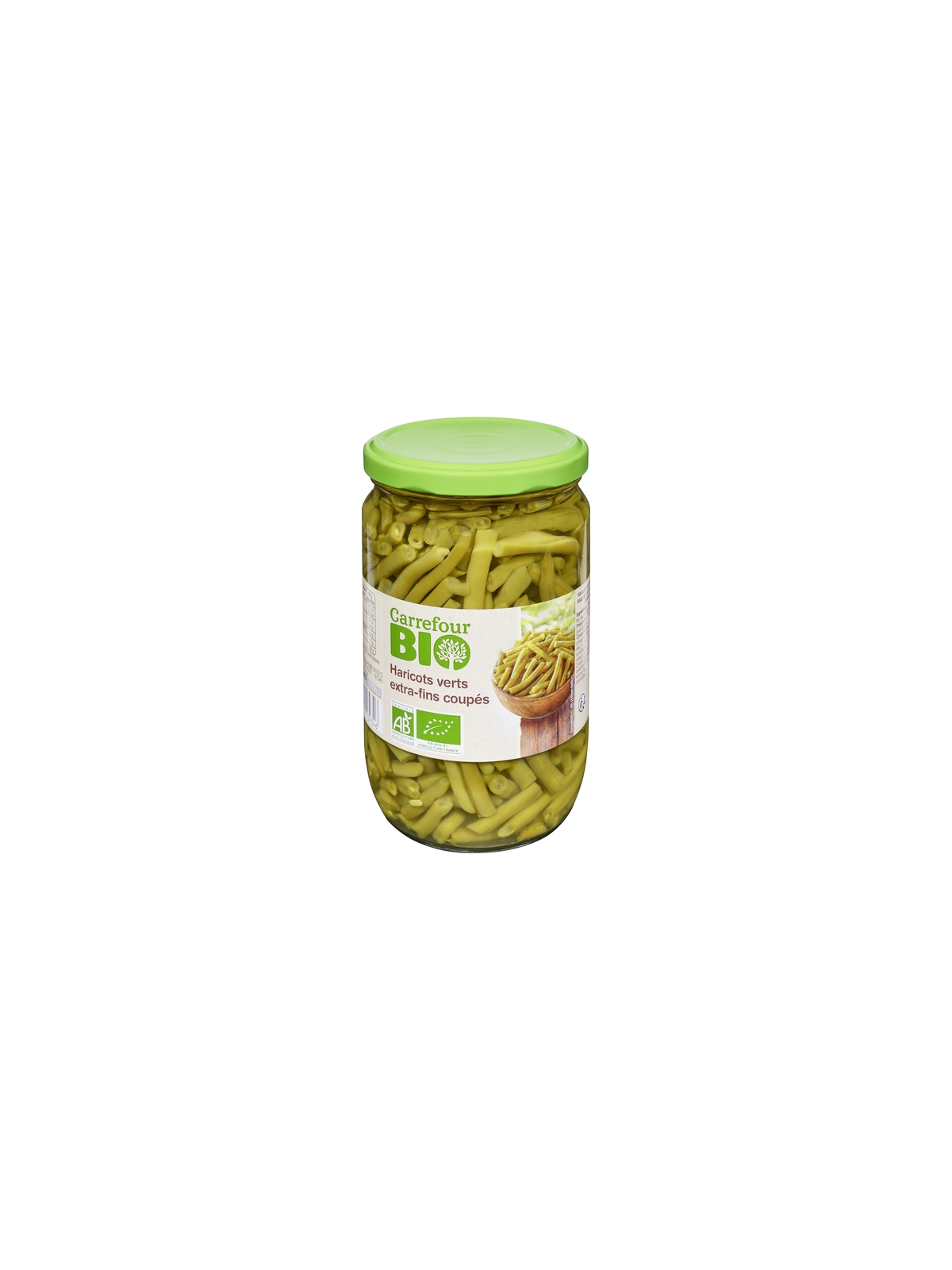 Haricots Verts Extra-Fins Coupés CARREFOUR BIO