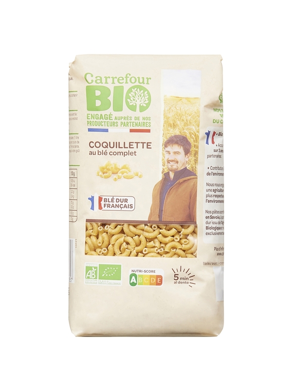 Coquillette Au Blé Complet CARREFOUR BIO