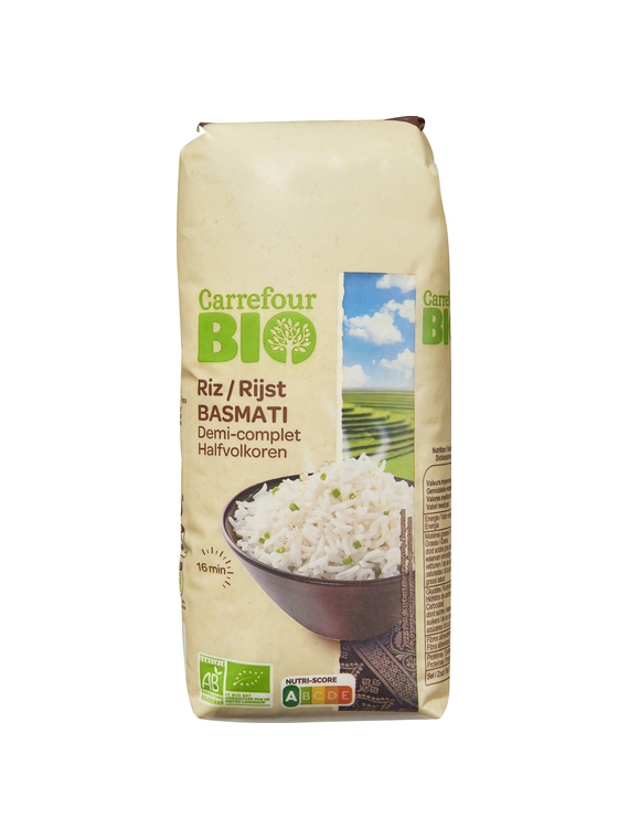 Riz Basmati Semi Complet CARREFOUR BIO