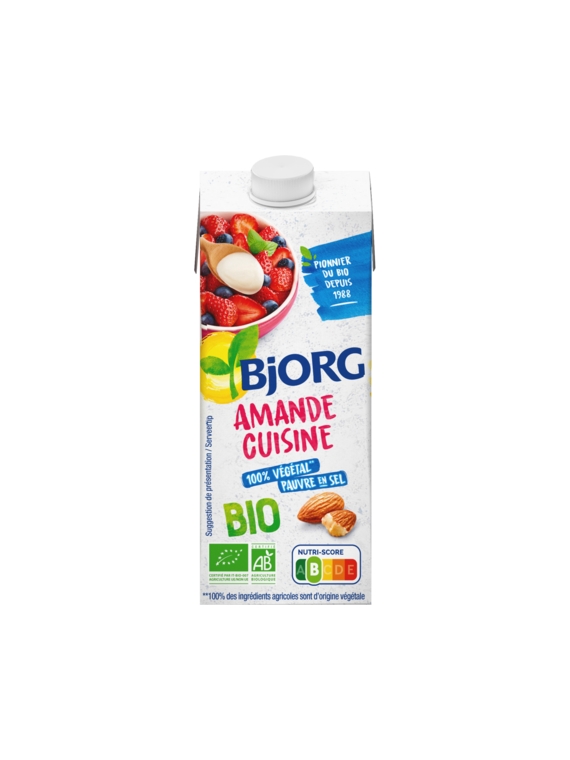 Sauce Amande Cuisine Bio BJORG