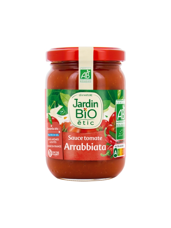 Sauce Tomate Arrabiata JARDIN BIO ÉTIC