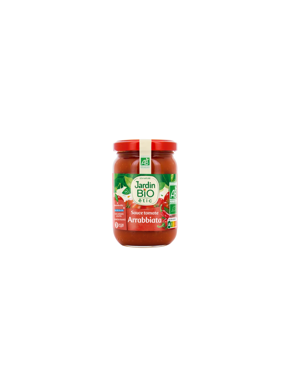 Sauce Tomate Arrabiata JARDIN BIO ÉTIC