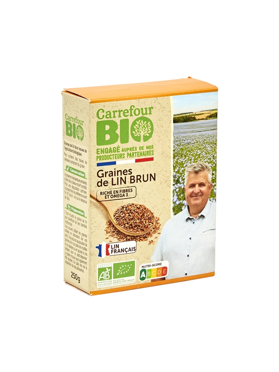 Graines de Lin Brun CARREFOUR BIO