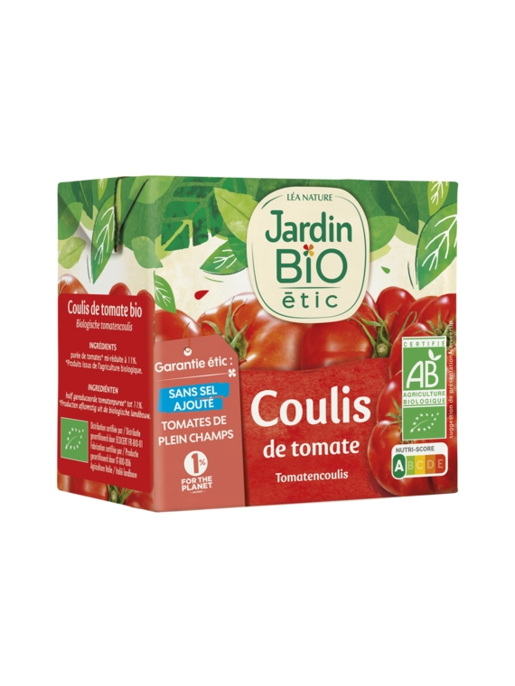 Coulis de Tomate JARDIN BIO ÉTIC