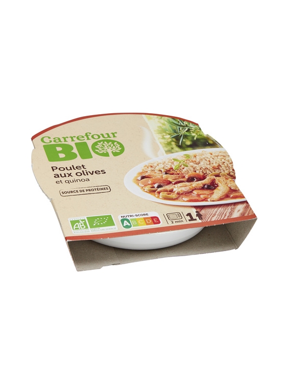 Poulet aux Olives & Quinoa CARREFOUR BIO