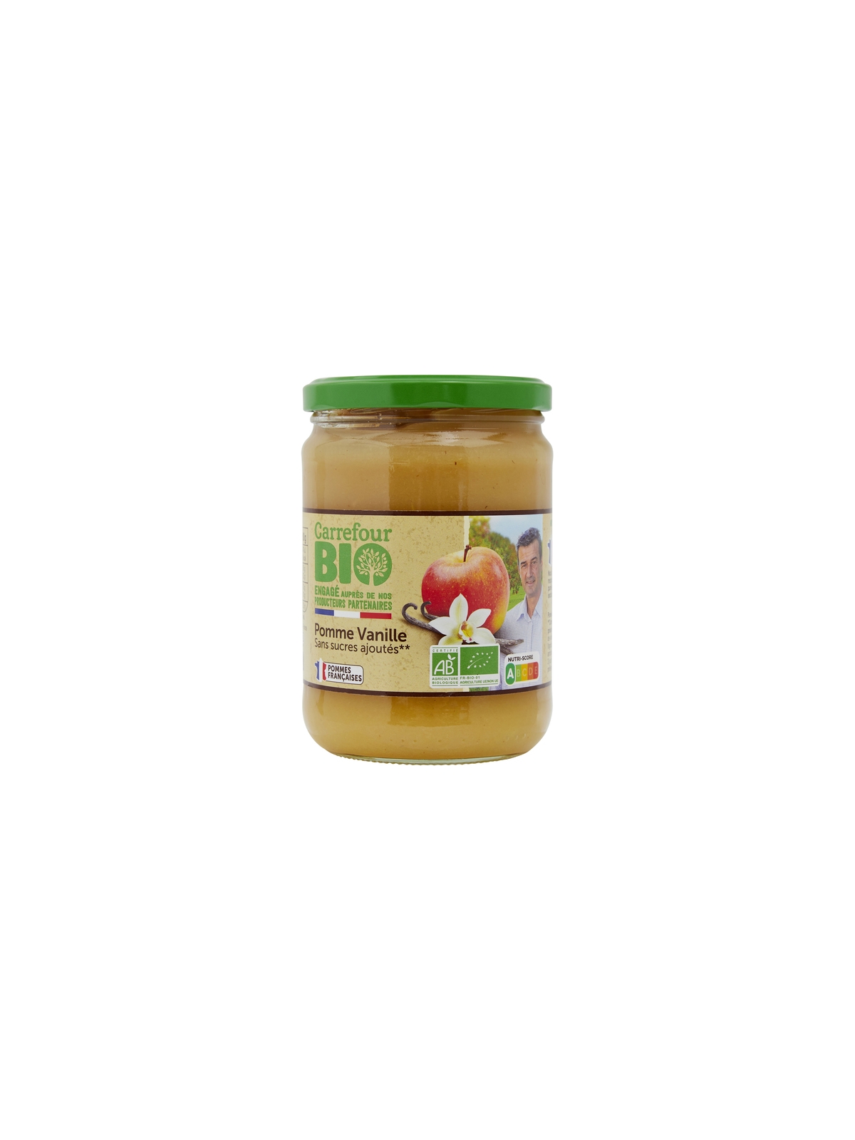 Compote Pomme Vanille CARREFOUR BIO