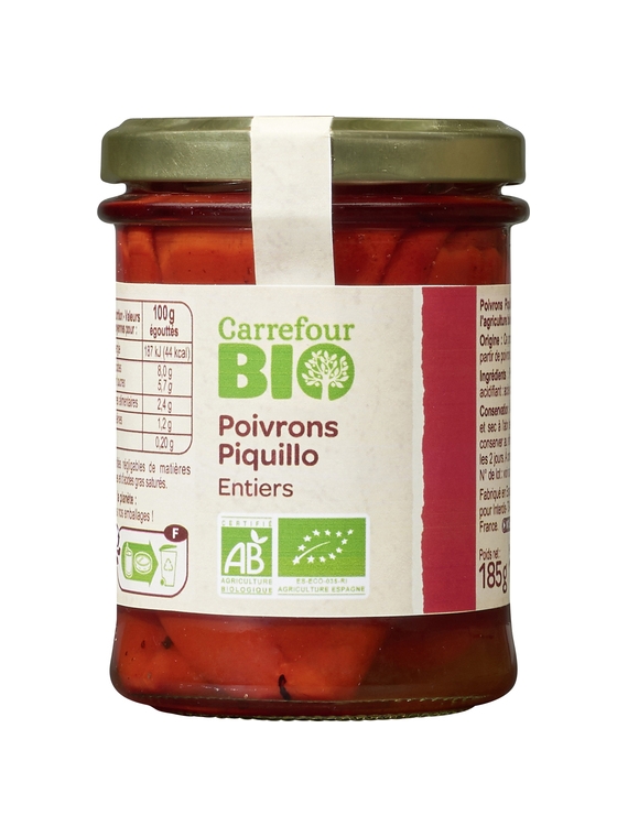 Poivrons Piquillo Entiers CARREFOUR BIO