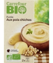 Purée Pois Chiches CARREFOUR BIO