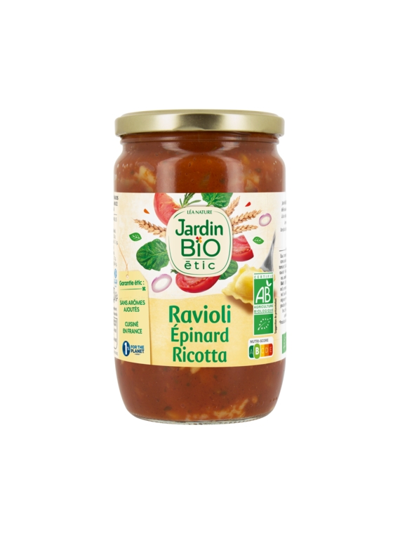 Ravioli Épinard Ricotta JARDIN BIO ETIC