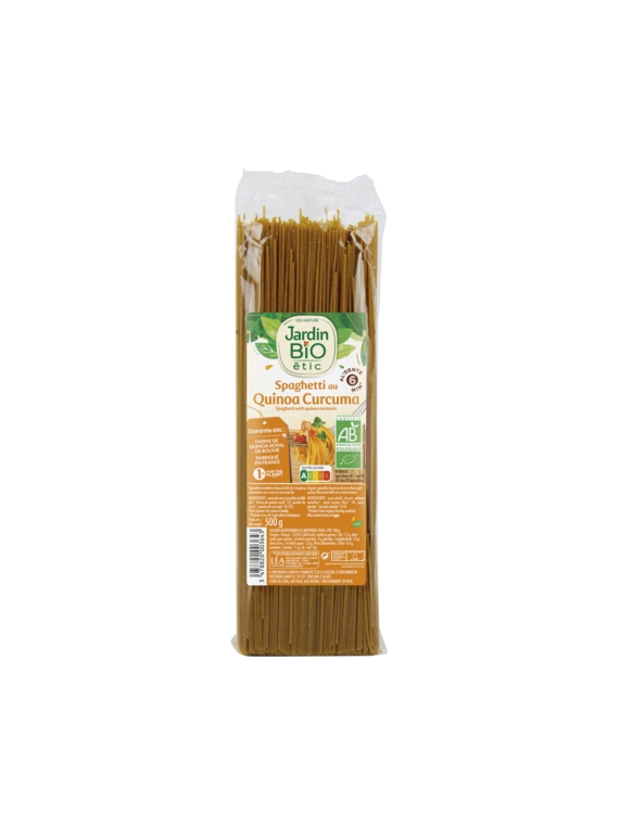 Pâtes Spaghetti au Quinoa et Curcuma JARDIN BIO ETIC