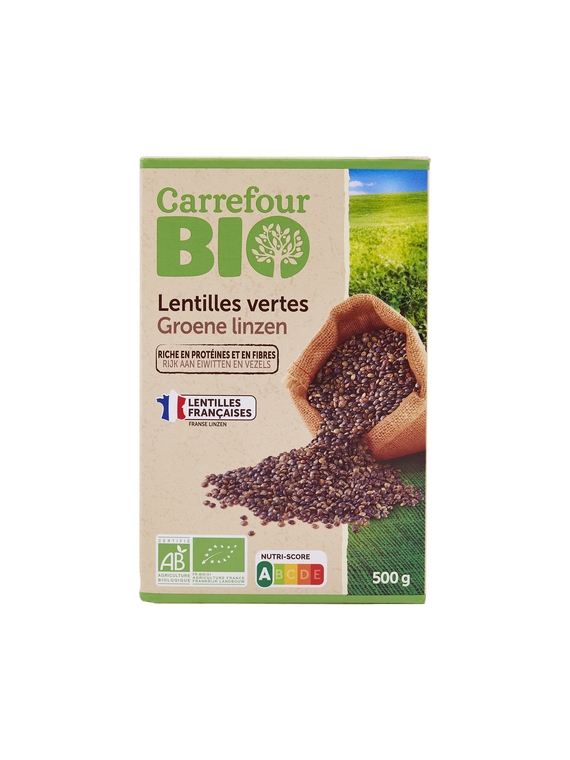 Lentilles Vertes CARREFOUR BIO