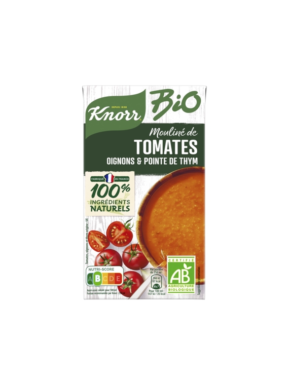 Soupe Mouliné de Tomates Oignons & Thym Bio KNORR