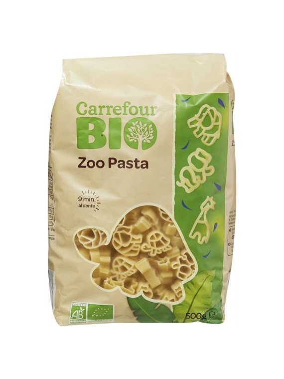 Pâtes Zoo CARREFOUR BIO