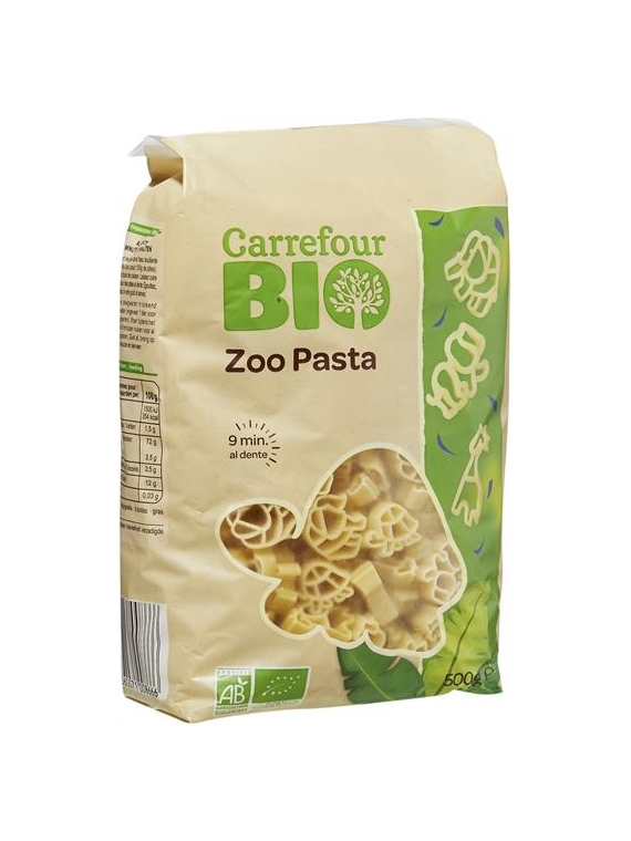 Pâtes Zoo CARREFOUR BIO