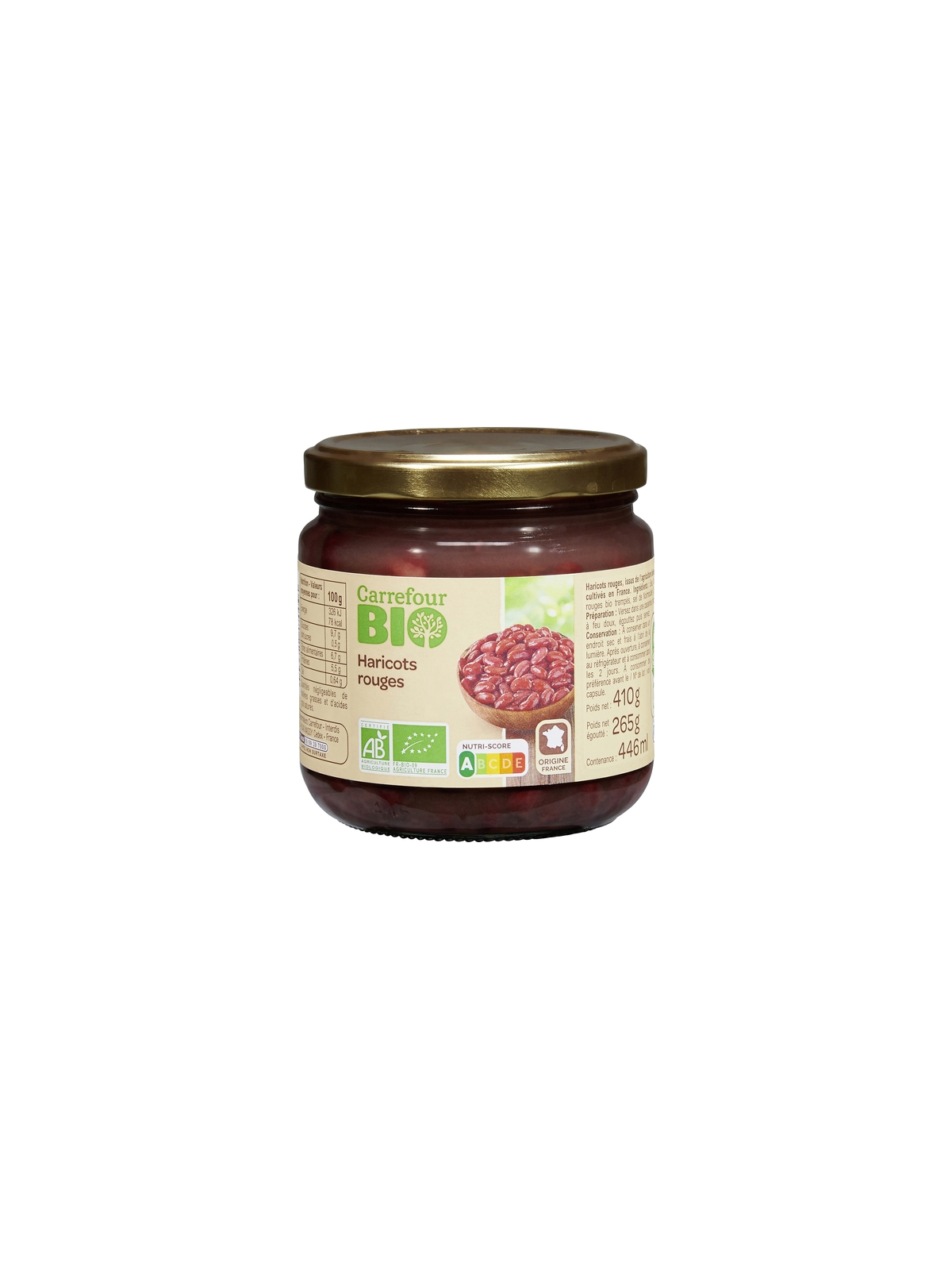 Haricots Rouges CARREFOUR BIO