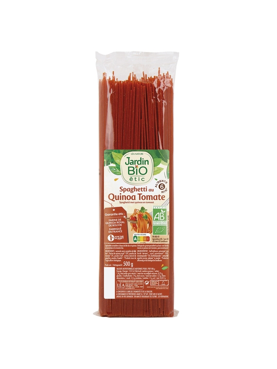 Spaghetti Quinoa Tomate JARDIN BIO ÉTIC