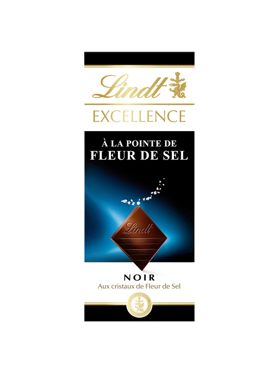 Tablette de Chocolat Noir Fleur de Sel EXCELLENCE LINDT